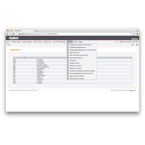 Reporting-Software - MMS - MER Systems Ltd - Planung / für Ersatzteil-Management / Überwachung