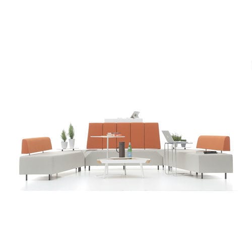 Sofa für Flughafenlounge - Combinations  - Nurus - modular / Stoff / Holz