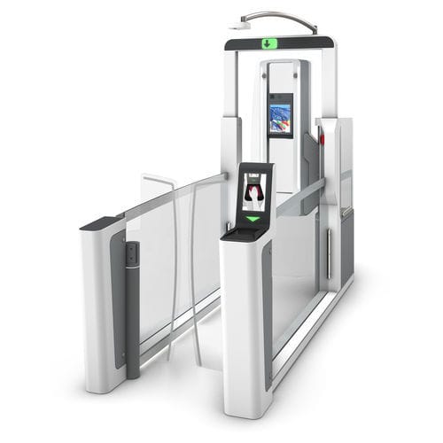 Automatischer Grenzübergang für Flughafen - EASYGATE - secunet Security Networks AG - mit Biometrieleser / mit Ausweislesegerät