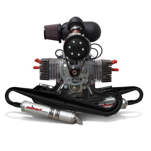 Kolbenmotor / 10 - 50ch - STRATOS 400 - MINARI ENGINES - 100 - 300kg / für Leichtflugzeug / 2-Takt