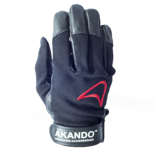 Handschuh für Fallschirmsprung - PRO - Akando skydiving accessories - Sorano - atmungsaktiv / Handfläche aus Leder