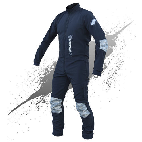 Kombianzug für Fallschirmsprung - WINTER ® - Intrudair Skydive & Base Gear - unisex / rot / schwarz