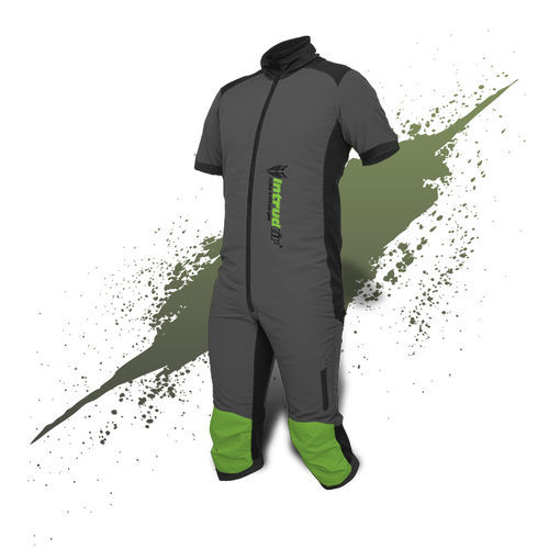 Kombianzug für Fallschirmsprung - CF SHORT ® - Intrudair Skydive & Base Gear - Nylon / blau / beige