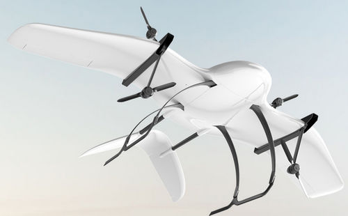 Drohne zur beruflichen Nutzung - WINGCOPTER - für Luftaufnahmen / zur Inspektion / Such- und Rettung
