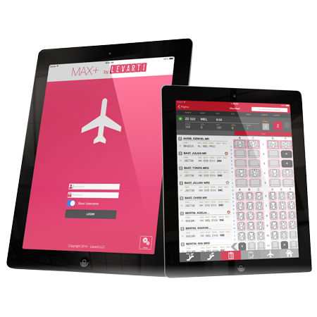 Datenmanagement-Software - MAX Airport - Levarti - für die Luftfahrt / Echtzeit / für iPad
