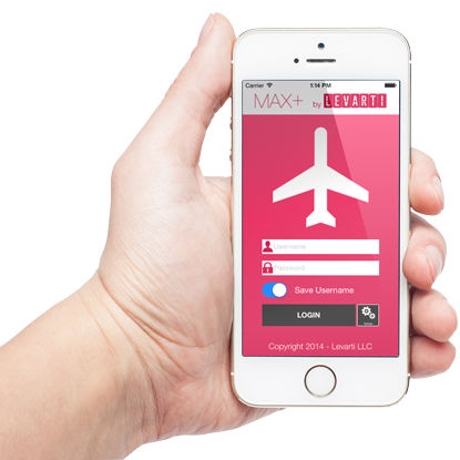 Reporting-Software - MAX Ramp - Levarti - für die Luftfahrt / Echtzeit / für iPhone®