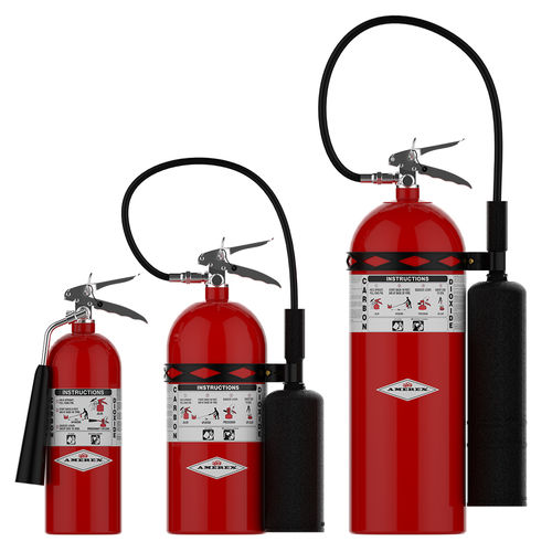 Feuerlöscher mit Halon - CO2 - AMEREX CORPORATION - für Flughafen / für Flugzeug