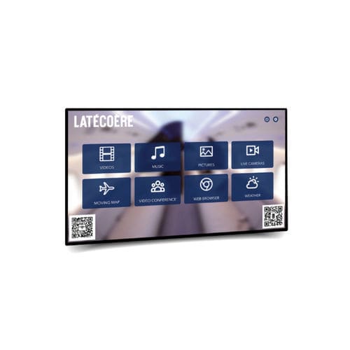 Multifunktionsdisplay-MFD - LATECOERE - für Flugzeug / mit Touchscreen