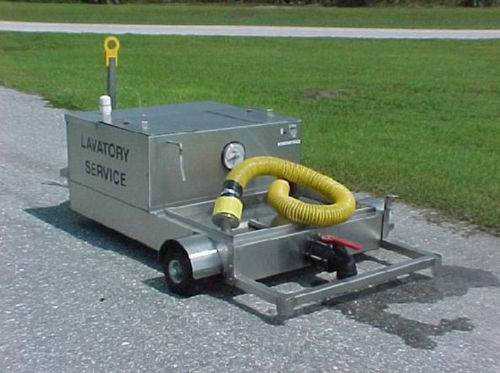 Angehängtes Entsorgungsfahrzeug für Fahrzeugtoiletten - PNX-LC60 - Phoenix Metal Products Inc. - für Flughafen