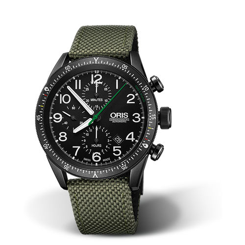 Aviator-Armbanduhr - PARADROPPER LT STAFFEL 7 - Oris - Chronograph / Automatikaufzug