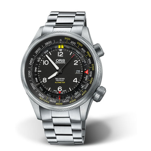 Aviator-Armbanduhr - 01 733 7705 4164-Set 8 23 19 - Oris - Chronograph / mit Höhenmesser / Automatikaufzug