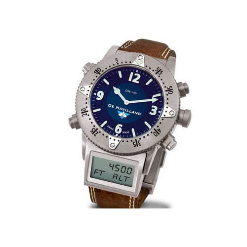 Armbanduhr für Piloten - DH100   - DE HAVILLAND WATCHES - für Freiflug / Aviator / mit Höhenmesser