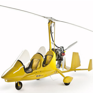 Zweisitzer-Gyrocopter - M22 Voyager - MAGNI GYRO SRL - 4-Takt-Motor / Tandem / offenes Cockpit