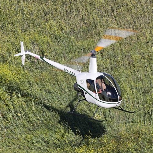 Zweisitzer-Hubschrauber - R22 BETA II - ROBINSON - Transport / mit Kolbenmotor / einrotorig