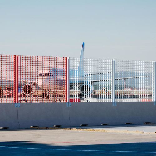 Zaun für Flughafen - FRP - M.M. Srl - Glasfaser / Sichtschutz / Sicherheit