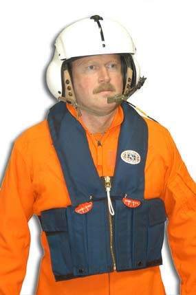 Rettungsweste für Hubschrauber - FLO-4514-00 - Life Support International, Inc. - für Piloten / aufblasbar