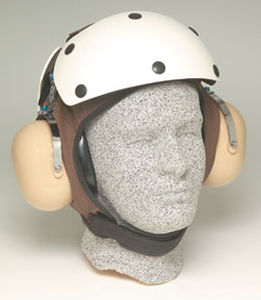 Lärmschutzhelm / hohe Dämpfung - HMT-1500-00 - Life Support International, Inc. - mit Sicherheitshelm / für Flughafen