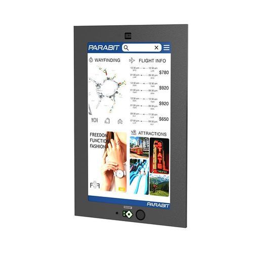 Interaktive Säule / Multimedia - AVETA  - Parabit Systems - Information / für Flughafen / mit Touchscreen