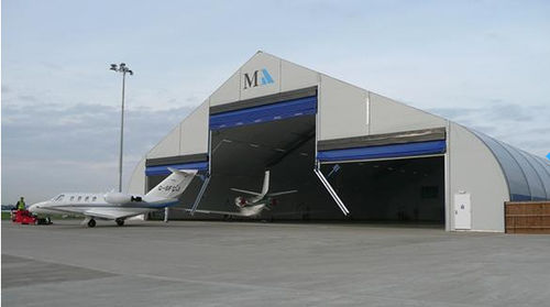 Hangar für Flugzeug - Sprung Structures - temporär / für Flughafen