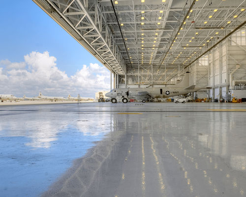 Hangar für Flugzeug - P302V  - Heavy Structures - offen / temporär / für Flughafen