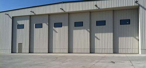 Hangar-Schiebetor - H-Series - Door Engineering & Manufacturing, LLC - Sektional / automatisch
