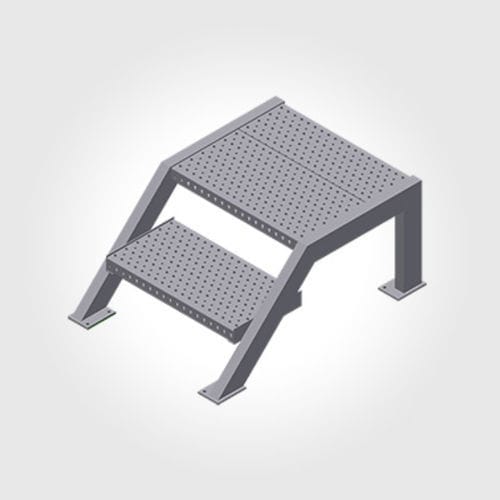 Zugang-Treppe - 1TS-TR-0406-0-0 - ALTEC Aluminium Technik GmbH - für technische Abteilung