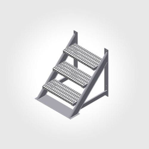 Zugang-Treppe - 1MK-AP-0406-0-0 - ALTEC Aluminium Technik GmbH - für technische Abteilung