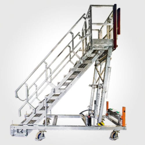 Zugang-Treppe - ALTEC Aluminium Technik GmbH - mobil / für Flugzeug / für Passagiere