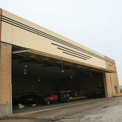 Einflügeliges Hangartor - Canopy   - International Door, Inc