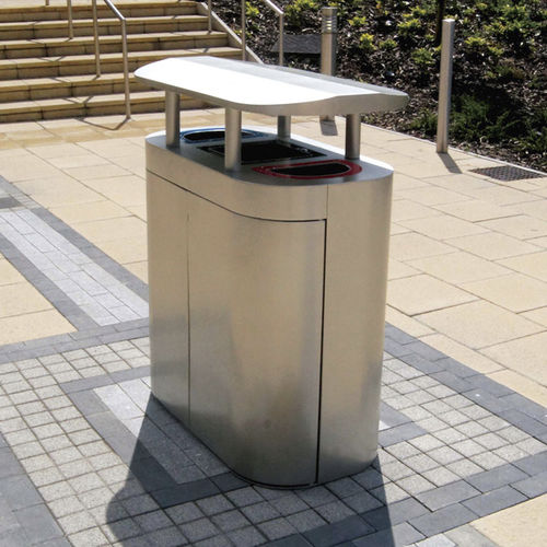 Abfallbehälter für Flughafen - TORPEDO/T/ORB/WEB - Wybone Limited - bodenstehend / System