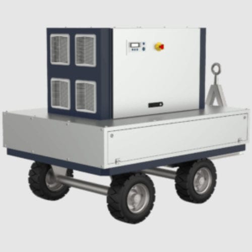 Elektrisches Bodenstrom-Aggregat - Sinepower - mobil / anhängermontiert / Rollfeld