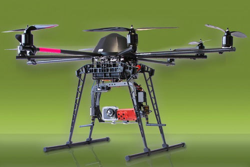 Drohne zur beruflichen Nutzung - Der 6sAGRAR   - MikroKopter - zur Inspektion / mit Drehflügeln / Hexakopter