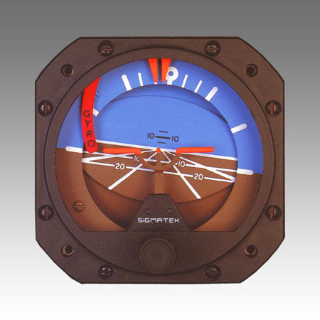 Analoger künstlicher Horizont - 5000B-XX series - Sigma Tek, Inc. - beleuchtet / mit Nachtsicht