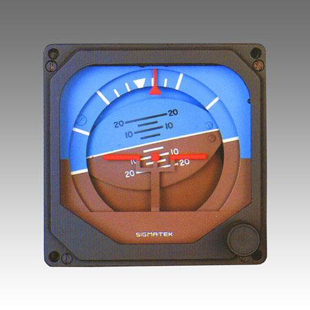 Analoger künstlicher Horizont - 1U367 series - Sigma Tek, Inc. - beleuchtet
