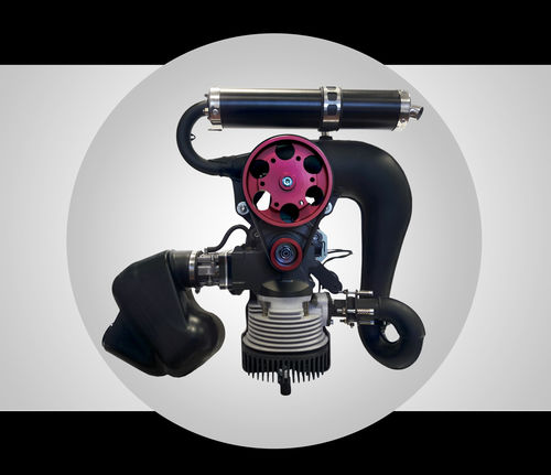 Kolbenmotor / 10 - 50ch - AIRMAX MANUAL - HE Paramotores - 10 - 50kg / für Motorschirm / 2-Takt