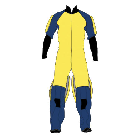 Kombianzug für Fallschirmsprung - STUDENT - Bertrand adrenaline - Polyester / Polyurethan / schwarz