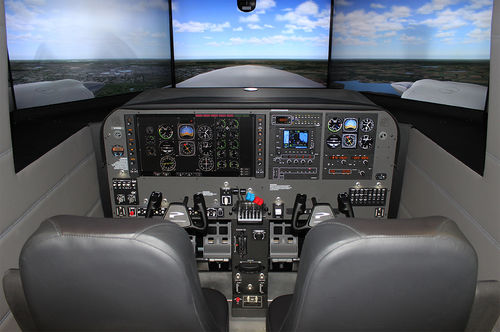 Simulator für Flugzeuge - DCX MAX - Precision Flight Controls - für Trainingszwecke / Cockpit