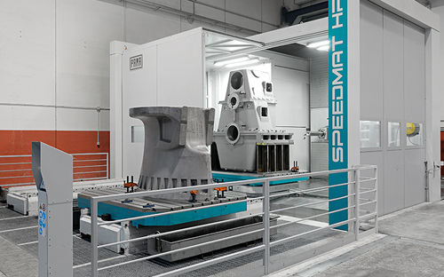 3-Achs-Bearbeitungszentrum - SPEEDMAT HP - PAMA SPA - horizontal / für die Raumfahrtindustrie / CNC