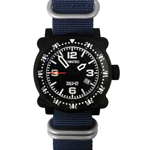 Aviator-Armbanduhr - ZULU-07-PRO-B-BL - TRINTEC - Automatikaufzug