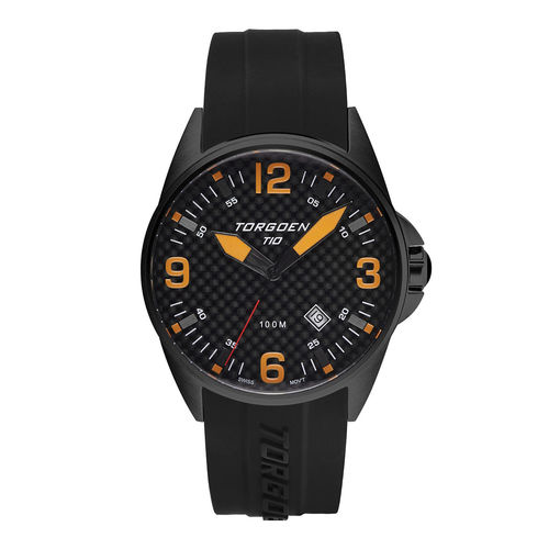 Aviator-Armbanduhr - T10CFOR44SR - Torgoen  - Chronograph / Automatikaufzug / Quarz