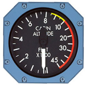 Analoger Höhenmesser - P/N 2M11C(KUB700)  - Avionix Corp. - in Fuß / für Flugzeug