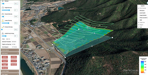 Planungssoftware - Phoenix LiDAR Systems - Qualität / Berechnung / LIDAR