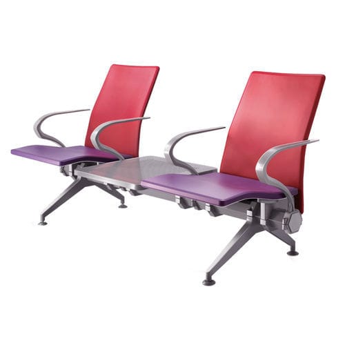 Traversenbank für Flughafen - MOLENE - Cart Technology S.L - 3 Plätze / Aluminium / Edelstahl