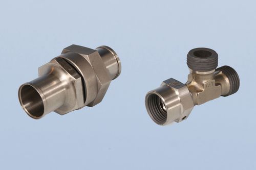 Gewindeanschluss - cv41 - Senior Ermeto - gerade / T / Titan