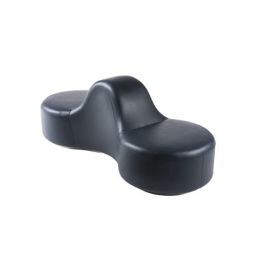 Bank für Flughafen - MOLECOLA 2 - Altek Italia Design Srl - Leder / Holz