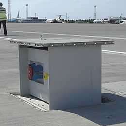 Hatch pit / Stromaggregat für Rollfeld - RET-EL - Resom Technology - für Rollfeld / Hangar