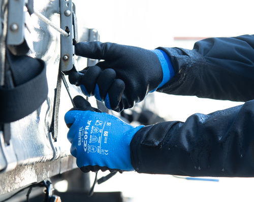 Handschuh für Rampagenten - GRAUPEL - Cofra - wasserdicht / für Materialumschlag