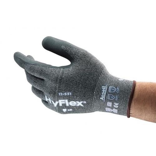 Handschuh für Rampagenten - HyFlex® 11-531 11-537 11-539 - Ansell healthcare Europe NV - antistatisch