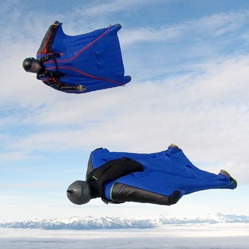 Wingsuit-Kombianzug - ATC 2 - Squirrel - aus PC / blau