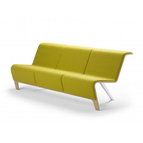 Bank für Flughafen - BACK Modular Seating - SELLEX - Metall / Holz / Stoff